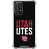 University of Utah Interlocking U Galaxy A72 5G Clear Case